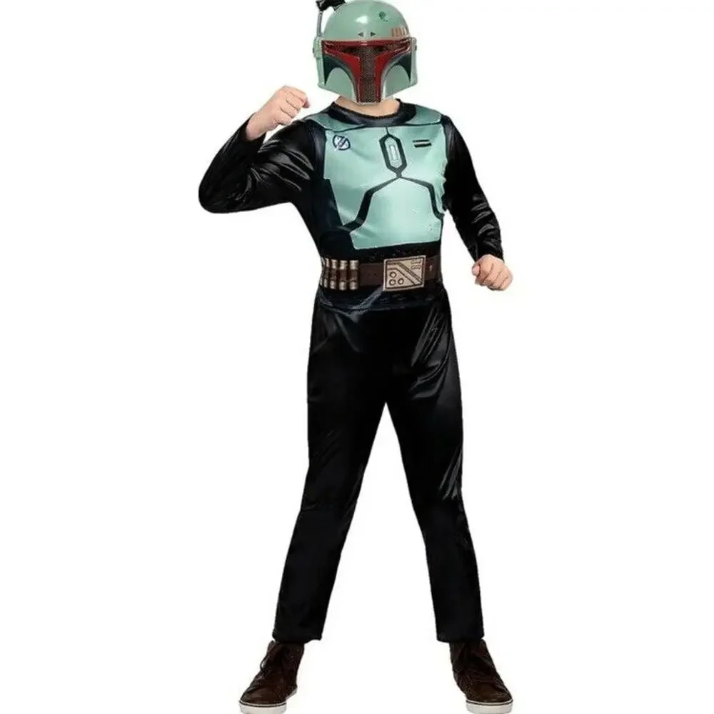 Star Wars Book Of BOBA FETT Halloween Cosplay Costume Child SMALL (4-7) Jazwares